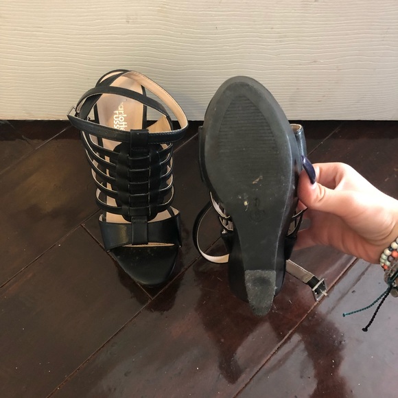 Charlotte Russe black wedges - Picture 3 of 3